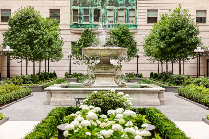 Architectural Digest Features The Belnord Courtyard