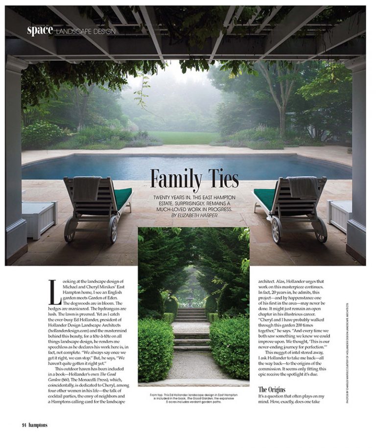 Hamptons Magazine Profiles Forest Retreat | Hollander Design