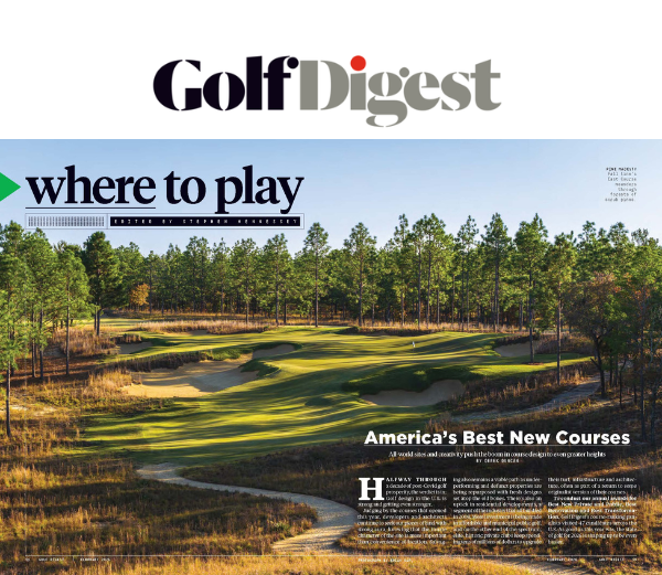 Golf Digest Names Fall Line Best New Private Course